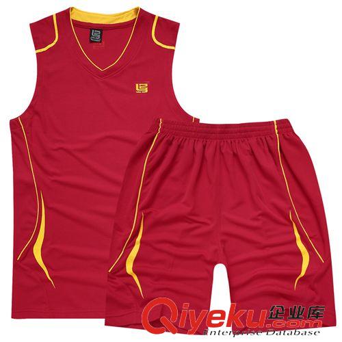 籃球服 團(tuán)購批發(fā)籃球服套裝 廠家直銷 印LOGO印字印號 運(yùn)動套裝吸汗透氣原始圖片3