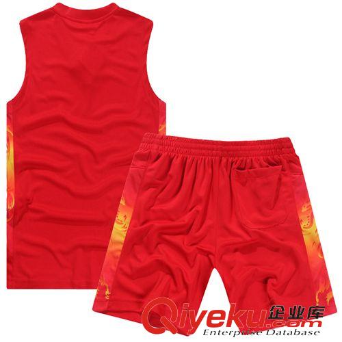 籃球服 廠家直銷鋒越男士運(yùn)動籃球服套裝無袖背心男士運(yùn)動服批發(fā)一件代發(fā)