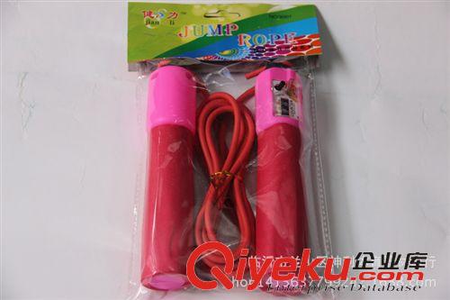 跳繩 自產(chǎn)自銷海綿計(jì)數(shù)跳繩 PU繩3米中小學(xué)生體能達(dá)標(biāo) 健身jf跳繩