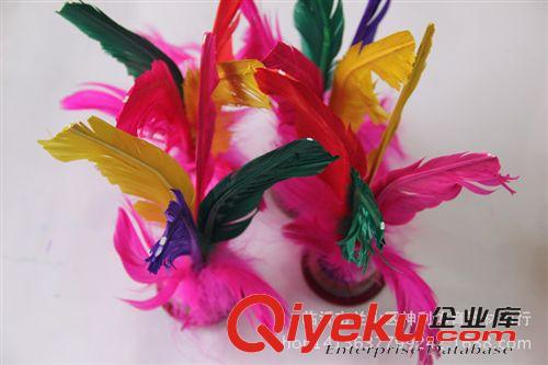 其他健身器材 自產自銷批發比賽毽球毽子雞毛毽火毛毽毽子原始圖片2