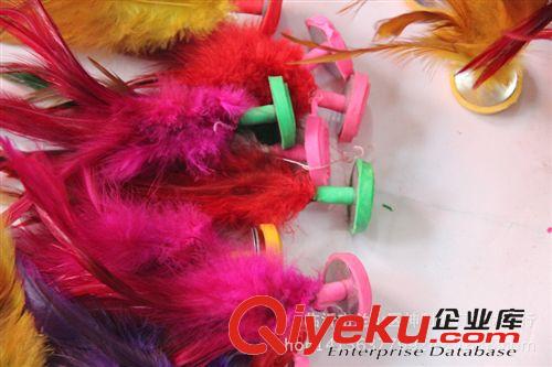其他健身器材 廠家自產(chǎn)自銷軟膠底大公雞毛毽 子毽球大花毽火毛毽比賽專用