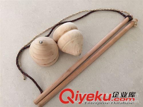 陀螺 批發陀螺健身木質陀螺/直徑8cm送鞭子/傳統木制陀螺/木陀螺原始圖片2