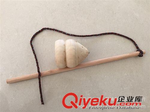 陀螺 批發陀螺健身木質陀螺/直徑8cm送鞭子/傳統木制陀螺/木陀螺原始圖片3