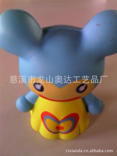 其他公仔、玩偶、娃娃 【供應(yīng)PU鑰匙扣玩具工藝品】PU鑰匙扣