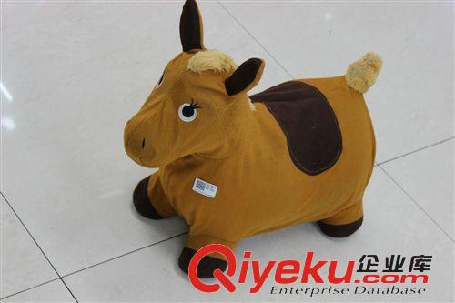 跳跳馬 廠家直銷布衣動物，跳跳馬，跳跳鹿，充氣動物原始圖片2