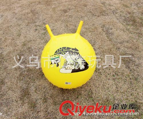 手柄球 羊角球 跳跳球 手柄球 羊角球，兒童跳跳球 PVC材料 充氣玩具 批發零售