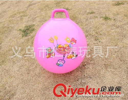 手柄球 羊角球 跳跳球 手柄球 羊角球，兒童跳跳球 PVC材料 充氣玩具 批發零售