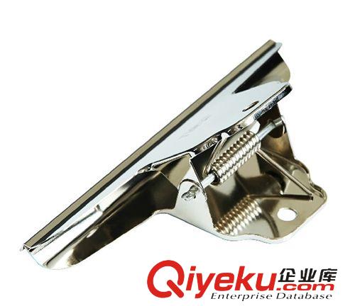 辦公用品 山形夾夾子得力9531山形鐵票夾寬145mm畫夾不銹鋼夾子辦公（1只）原始圖片2