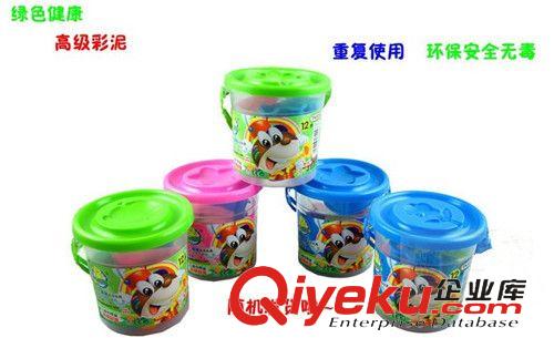 幼儿用品 批发香味彩泥 桶装带模具安全md橡皮泥 儿童过家家动手玩具8208