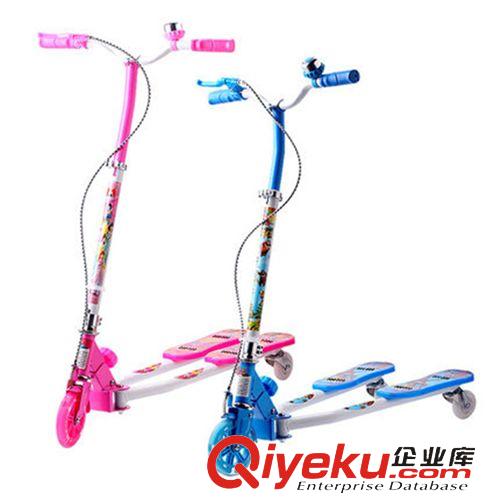 輪滑溜冰館 SIRDAR/薩達兒童蛙式車 滑板車兒童三輪滑板車可折疊踏踏車剪刀車原始圖片2