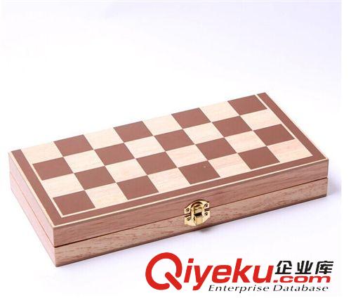 國際象棋/骰子/飛鏢 /籌碼箱 木質(zhì)拼格gd國際象棋30*30 折疊象棋