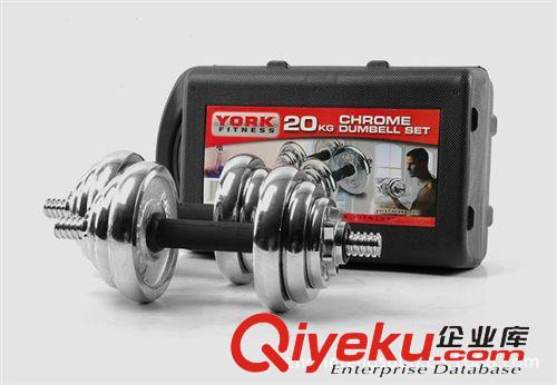 啞鈴系列 健身啞鈴20Kg 包膠桿 電鍍啞鈴York 出口產(chǎn)品 廠家直銷原始圖片2
