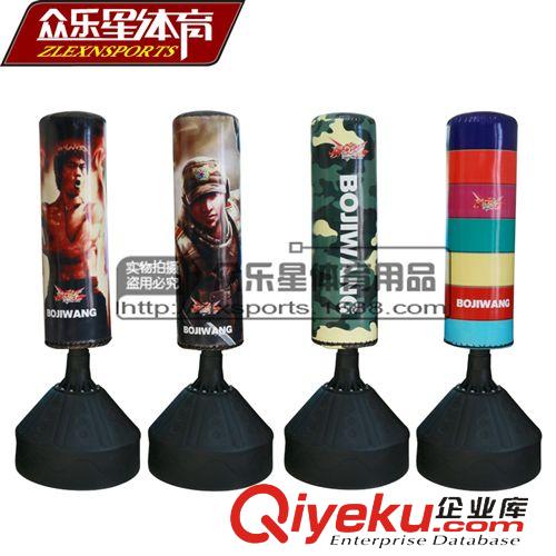 拳擊不倒翁沙袋 沙包系列 搏擊王立式不倒翁拳擊沙袋大兵迷彩李小龍彩繪拳擊體育用品