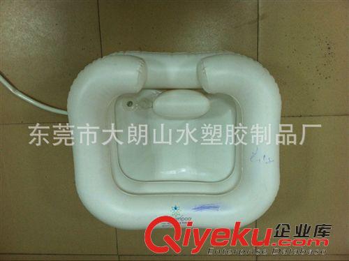 足浴電器 粉色pvc充氣洗腳盆 洗頭盆 pvc充氣洗腳桶 保健pvc充氣洗腳盆原始圖片2