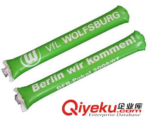 助威道具 充氣發(fā)聲足球啦啦棒 充氣歡呼棒 pe氣球棒打擊棒 充氣加油棒