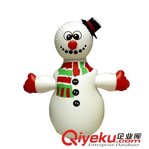 其他充氣玩具 廠家直銷pvc充氣圣誕禮品公仔  動物布套充氣公仔原始圖片2