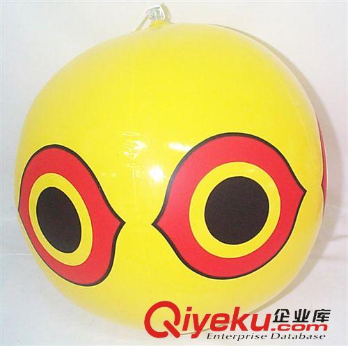 其他充氣玩具 充氣pvc南瓜球 pvc充氣沙灘球 廣告笑臉充氣沙灘球原始圖片3