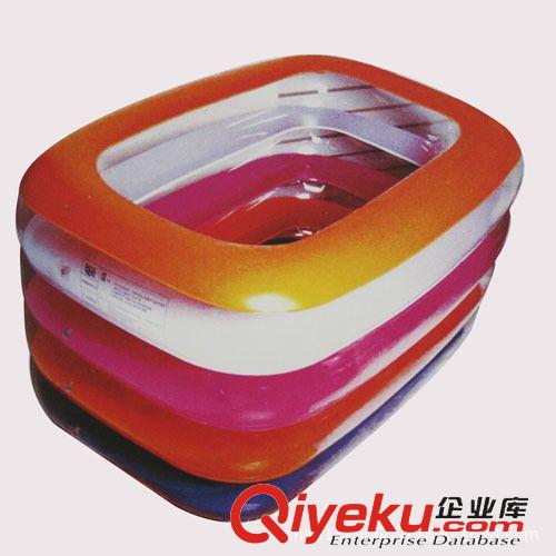 水上游藝設(shè)施 嬰兒pvc支架水池 充氣pvc浴池 方形充氣pvc水池原始圖片3