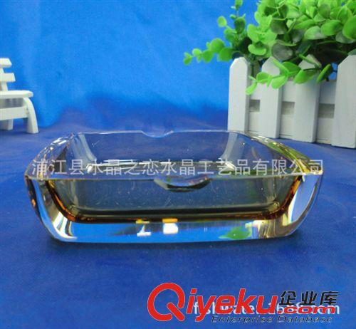 水晶煙灰缸 供應(yīng)精典款 雙色水晶煙灰盅 五星級酒店客房必備原始圖片2