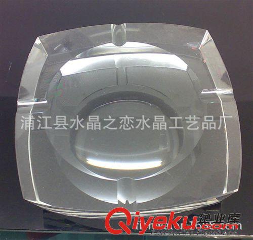 煙灰缸按價格分類 四方側面弧形130#水晶煙灰缸原始圖片3