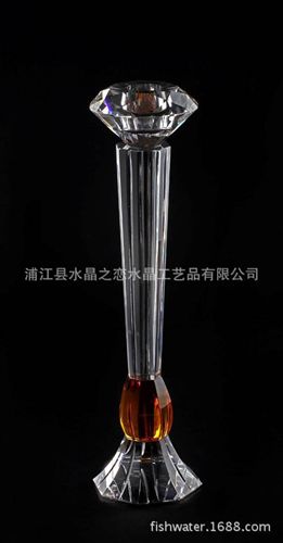 超豪華酒店用品 廠家直銷豪華全手工雕花黑白配雙色大號(hào)水晶果盤 水晶花瓶原始圖片2