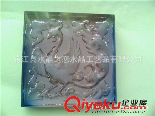 精品琉璃擺件 酒店賓館 會(huì)所 裝潢用品 150MM四方形水晶墻磚  水晶琉璃墻磚