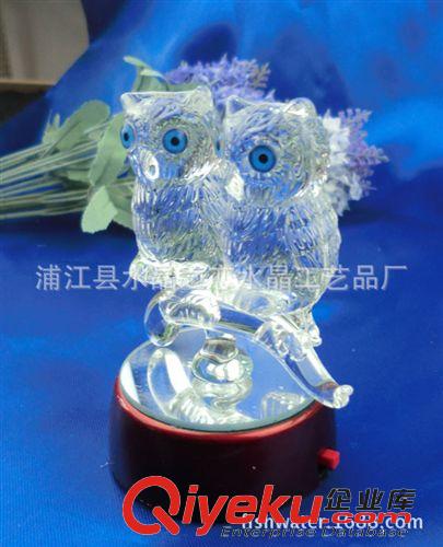動物模型擺件（大） 中號水晶馬頭模型 水晶動物模型  水晶貓頭鷹模型等水晶擺件