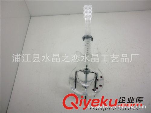 鋼琴、八音盒、樂器系列 cdj供應經典水晶吉他等水晶工藝品原始圖片2
