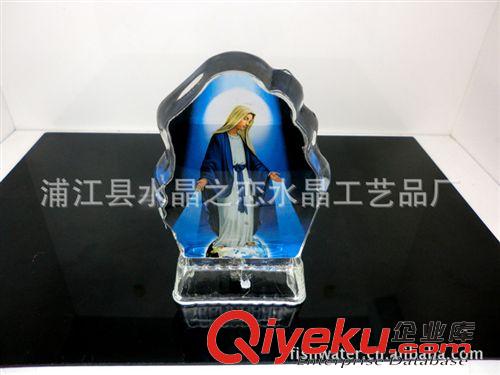 圣誕節(jié)禮品 廠家直銷 供應{dj2}產品-閃光彩印水晶大冰山原始圖片2
