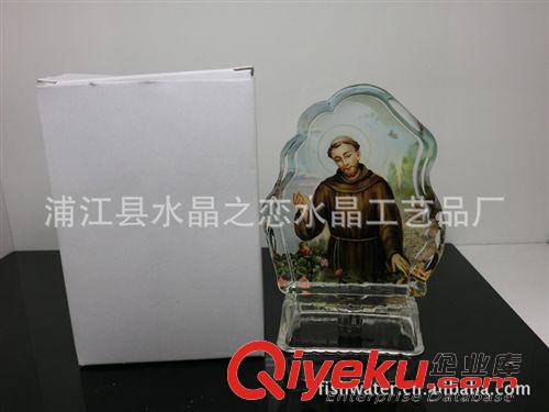 圣誕節(jié)禮品 廠家直銷 供應(yīng)閃光彩印水晶冰山等水晶禮品