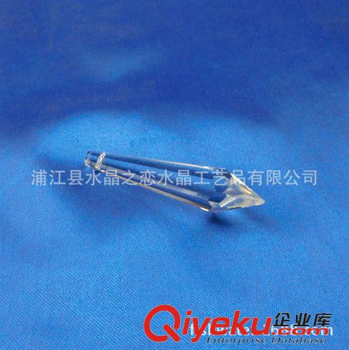 水晶燈飾配件 現貨供應廠家直銷 55mm仿進口水晶鐘南柱 水晶尖珠 水晶燈飾配件原始圖片2