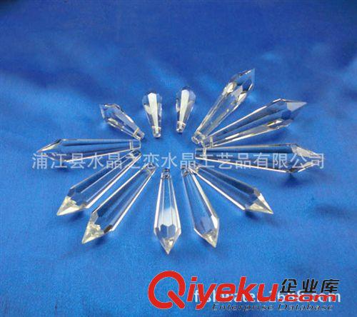 水晶燈飾配件 現(xiàn)貨供應(yīng)廠家直銷 63mm仿進口水晶鐘南柱 水晶尖珠 水晶燈飾配件原始圖片3