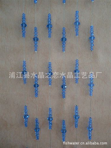 水晶門簾 優(yōu)惠供應(yīng)靚麗多彩水晶門簾，水晶窗簾 款式，顏色多樣ML0973