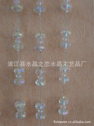 水晶門簾 低價(jià)供應(yīng)彩色簡(jiǎn)單水晶門簾，水晶窗簾 款式，顏色多樣ML0971原始圖片2