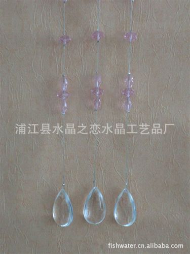 水晶門簾 廠家供應(yīng)簡(jiǎn)單素顏水晶門簾，水晶窗簾 款式，顏色多樣ML0969原始圖片2