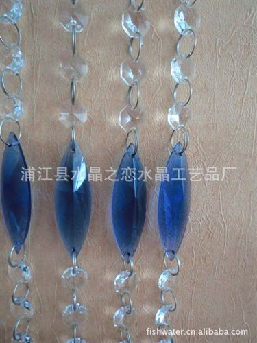 水晶門(mén)簾 廠家直銷(xiāo) 現(xiàn)貨供應(yīng)水晶門(mén)簾 款式，顏色多樣ML0965原始圖片3