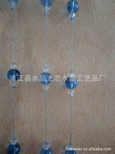 水晶門簾 優(yōu)惠供應(yīng)水晶門簾，低價供應(yīng)水晶窗簾 款式，顏色多樣ML0963原始圖片2