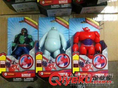 三月新款 動漫手辦模型公仔3款超能陸戰隊 big hero6 Baymax 大白胖子人偶