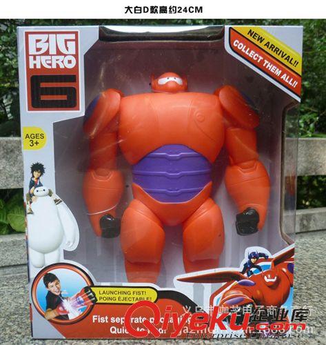 三月新款 義烏咖芝動漫批發(fā)模型公仔超能陸戰(zhàn)隊 big hero6 Baymax 大白胖子原始圖片3