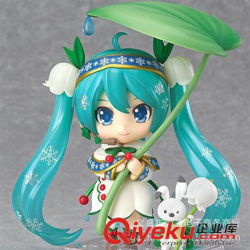 2015年{zx1}產(chǎn)品 咖芝動漫廠家直銷初音未來MIKU 2015 Q版雪初音 4款荷葉初音盒蛋原始圖片3