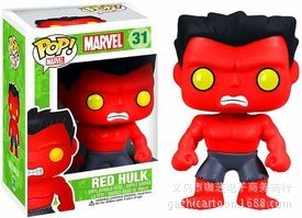 Funko POP系列AND銀河護(hù)衛(wèi)隊(duì) 漫威marvel funko pop復(fù)仇者聯(lián)盟2red hulk紅巨人公仔手辦批發(fā)