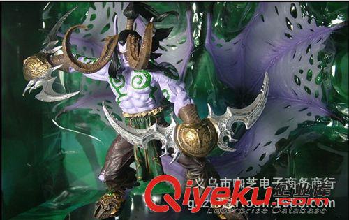 魔獸世界系列 動漫模型收藏批發(fā)暴雪魔獸世界 DC1伊利丹 惡魔獵手伊利丹公仔