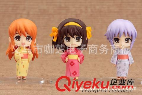 Q版粘土系列 廠家直銷咖芝動漫玩具手辦批發(fā)Q版粘土3款 涼宮春日的憂郁 夏祭原始圖片2