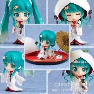 初音未來MIKU 義烏咖芝動漫粘土批發(fā)WF限定 2013雪初音未來公仔 303 白無垢