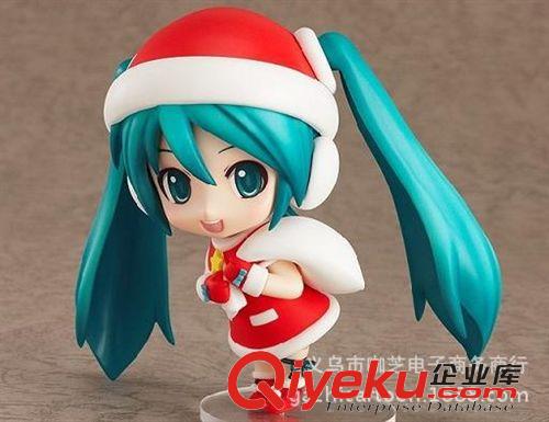 初音未來MIKU 國產(chǎn)Q版粘土280 圣誕禮物初音 B賞 初音美少女手辦 可換臉可動