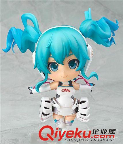 初音未來MIKU 動漫批發(fā)Q版粘土2014初音未來acing miku 414# 賽車初音 換臉公仔