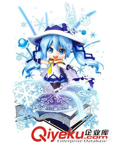 初音未來MIKU 2014雪初音未來 魔法雪夜 4款魔法少女初音 Q版粘土公仔手辦 祖國原始圖片2