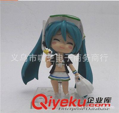 初音未來MIKU 動漫手辦批發(fā)換臉初音未來泳裝水著Q版粘土 339b#全家賞happy賞