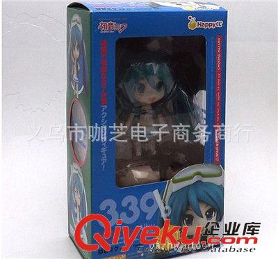 初音未來MIKU 動漫手辦批發(fā)換臉初音未來泳裝水著Q版粘土 339b#全家賞happy賞