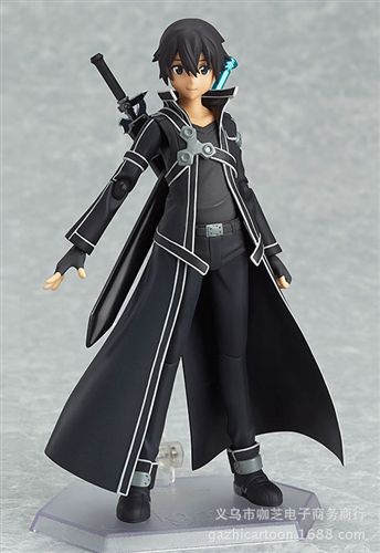 刀劍神域 義烏動漫批發(fā)MaxFactory figma 174 SAO 刀劍神域桐人桐谷和人原始圖片3